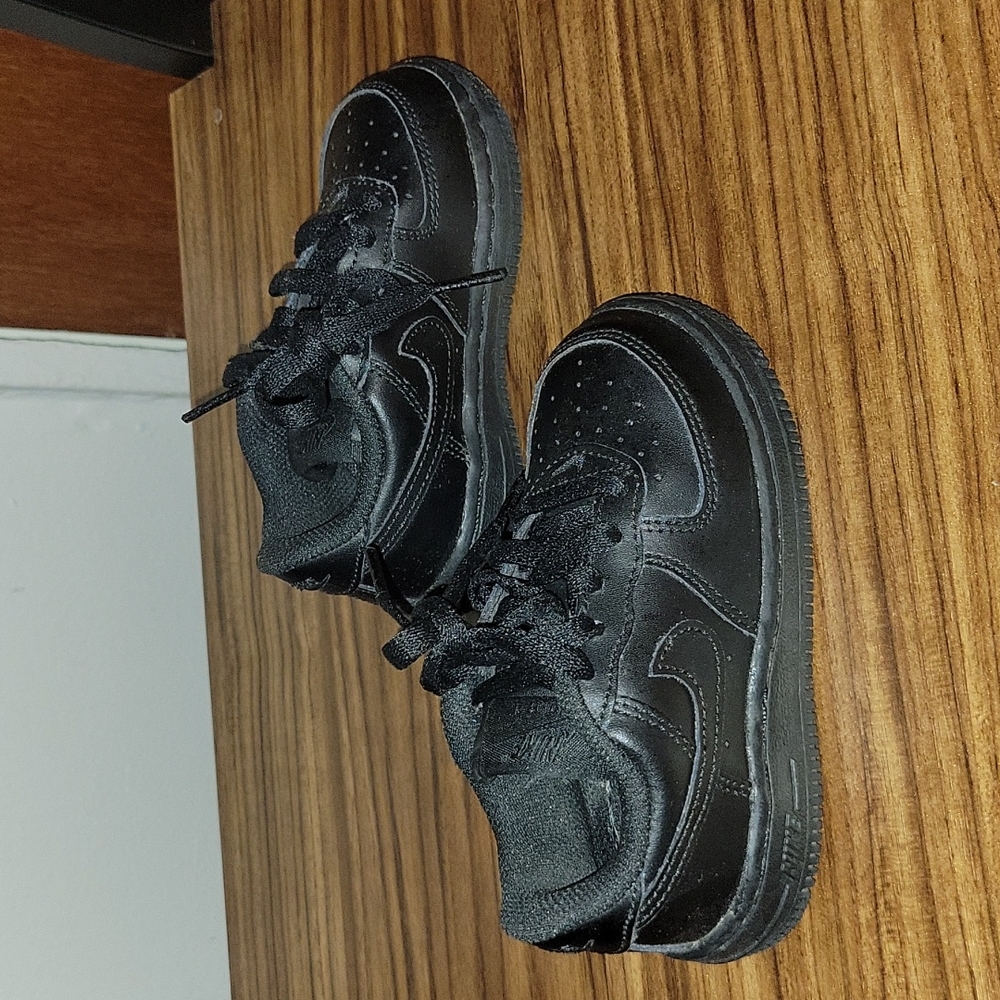 Black Nike Air Force 1s